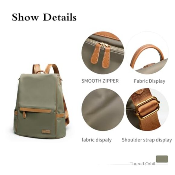 Waterproof Nylon Anti-Theft Backpack Purse Lightweight Travel Bag main image 7